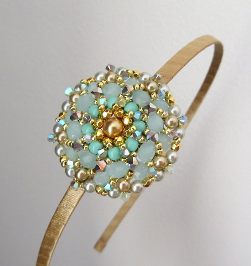 Čelenka "Mint&Gold II" — foto 4