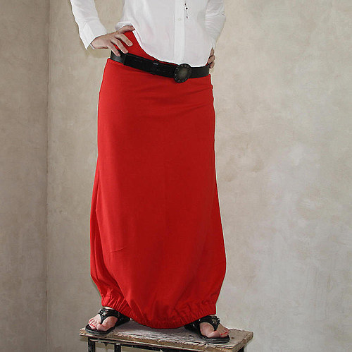 Maxi sukně růžová — foto 2