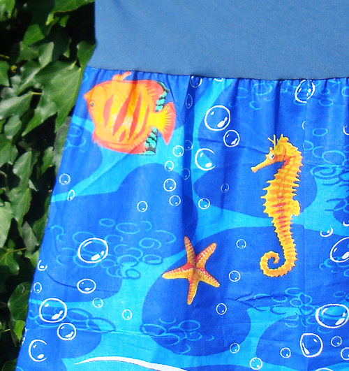 Blue ocean - letní sukně — foto 4
