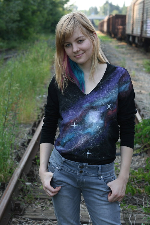 Galaxy tričko — foto 2