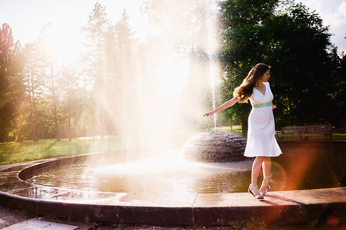 Ručně malované romantické letní šatičky — foto 6