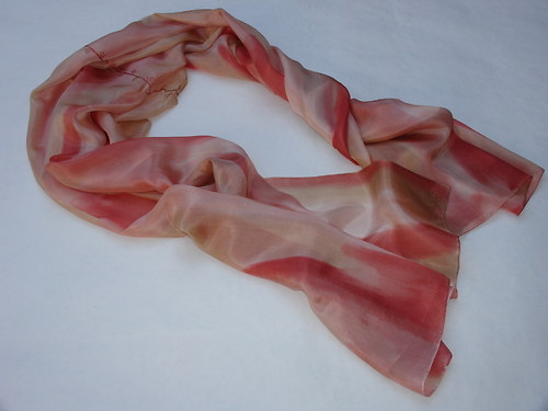 Šála hedvábná Oheň léta — foto 4