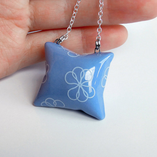 "Škapulířek porcelánový" (modrý) — foto 5