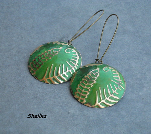 Náušnice ,,FERNS,, — foto 2