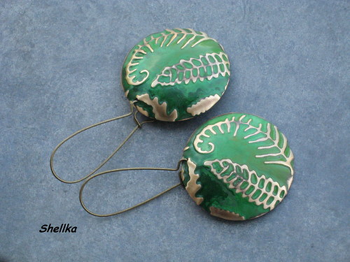 Náušnice ,,FERNS,, — foto 3