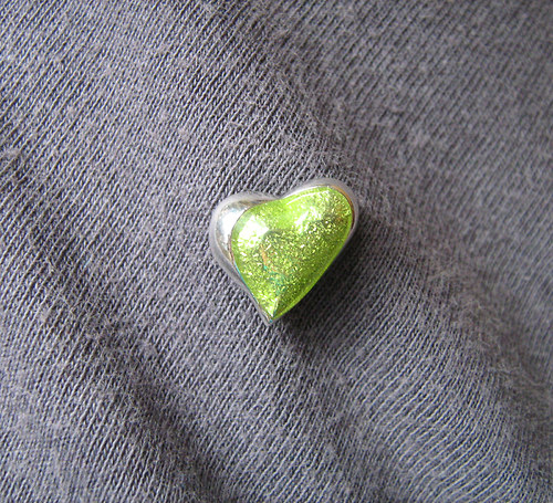 Srdcový Pin V Zelené — foto 3