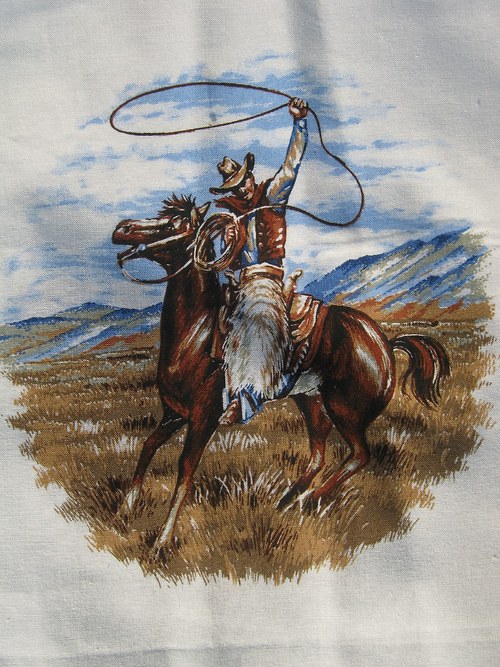 Povlak na polštář - cowboy — foto 3