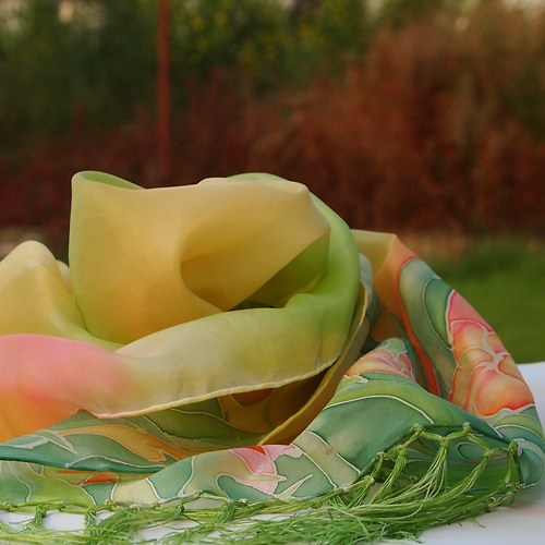 Hedvábná šála - Spjatá s přírodou — foto 3
