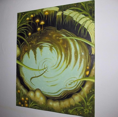 Mikrokosmos - olejomalba 50 x 40 cm — foto 2