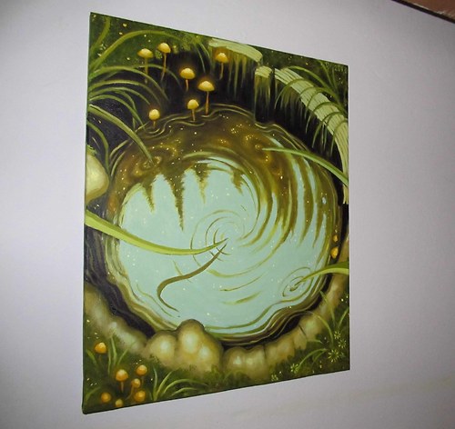 Mikrokosmos - olejomalba 50 x 40 cm — foto 3