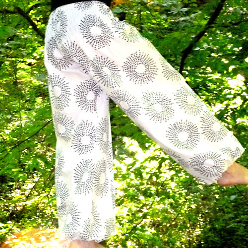 Turecké kalhoty White Psychedelic — foto 4