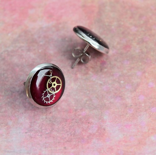 Burgundy circles — foto 2