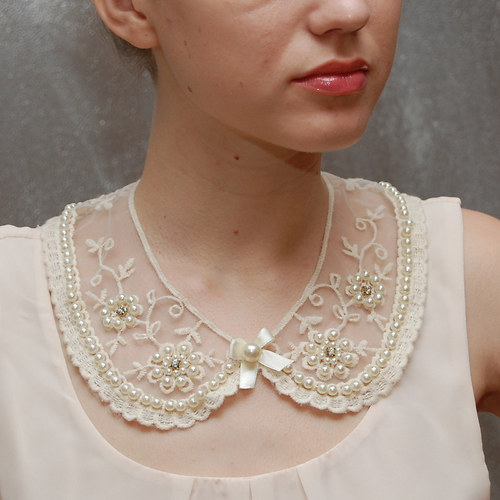 Vintage lace collar ... límeček — foto 2