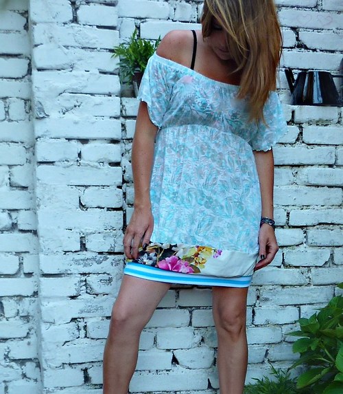 Letní šaty romantické SLEVA Z 399,- — foto 2