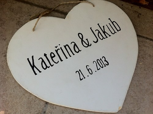 Svatebni srdce - rekvizita — foto 2