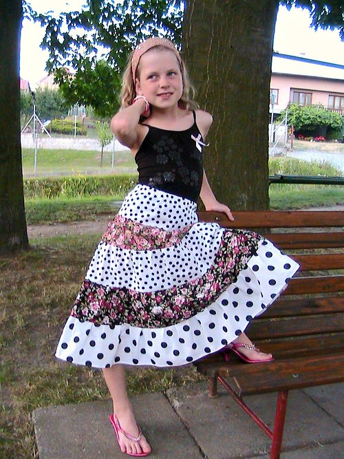 Sukně - Rebelka White — foto 2