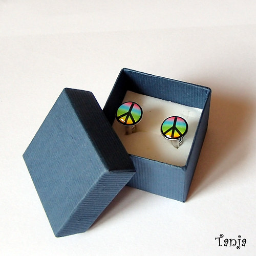 Manžetové knoflíčky hippies — foto 5