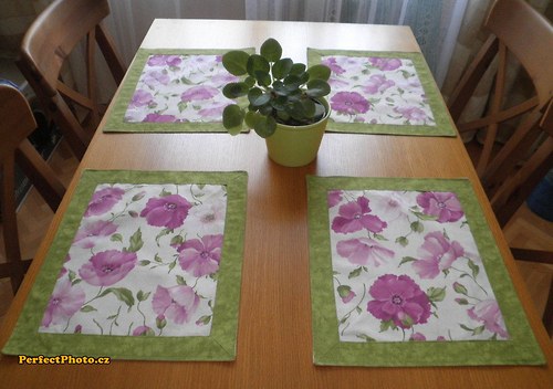 Vlčí máky na prostírání — foto 2