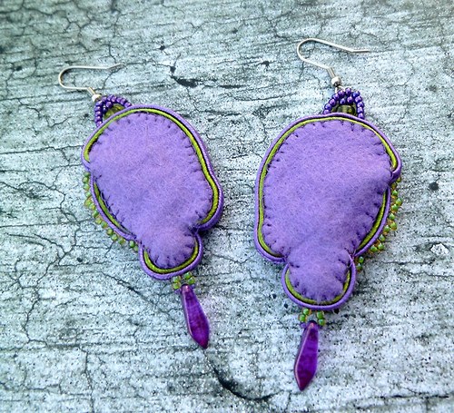 Soutache "Fuchsia & Violet " — foto 4
