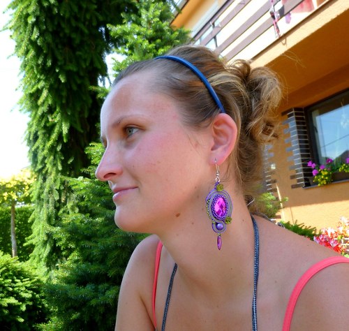 Soutache "Fuchsia & Violet " — foto 6