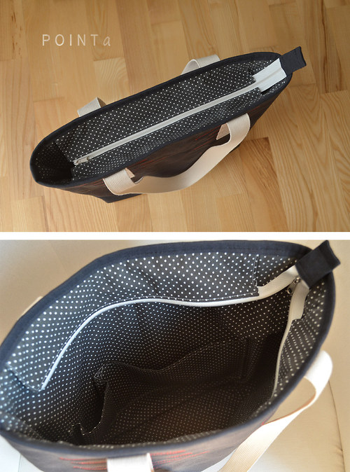 Kabelka Knoflíkatá grafická — foto 6