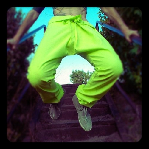 Kalhoty Leasure Ninja ONA S/M fluoro — foto 3