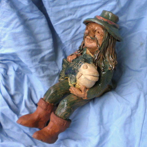 Vodník Ignác2 s kapříkem-20cm — foto 2