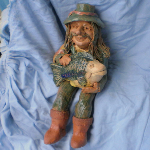 Vodník Ignác2 s kapříkem-20cm — foto 3