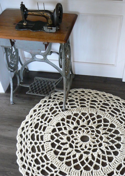 Vlněný koberec průměr 120 cm — foto 2