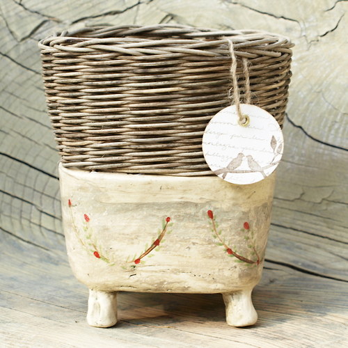 Fine rustic decoration červené kvítky — foto 4