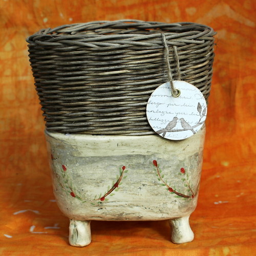 Fine rustic decoration červené kvítky — foto 6