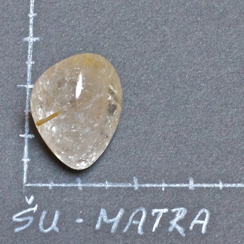 Sagenit (křišťál s rutilem) — foto 2