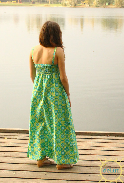 Maxišaty Andaluz verde...na přání — foto 4