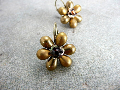Náušničky: " Golden eye " — foto 2