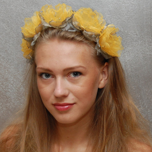 Papillon růže ... čelenka — foto 2