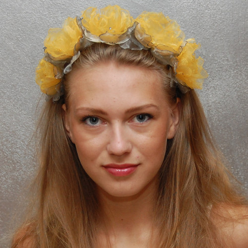 Papillon růže ... čelenka — foto 4