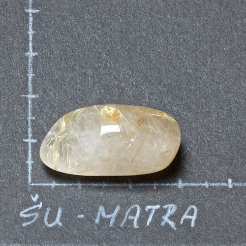 Sagenit (křišťál s rutilem) — foto 2