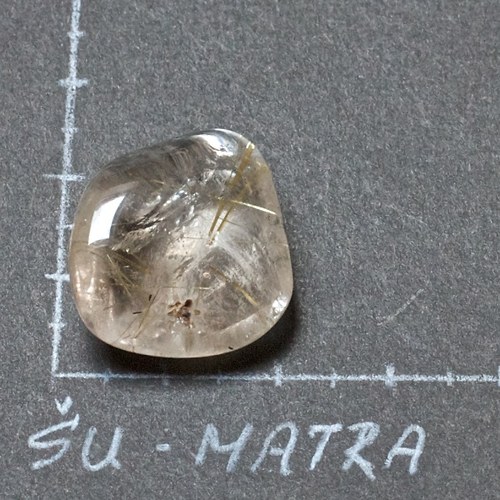 Sagenit (křišťál s rutilem) — foto 2