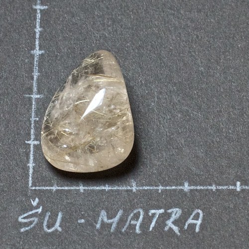 Sagenit (křišťál s rutilem) — foto 2