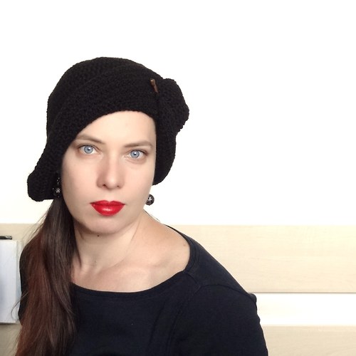 Madam Krajewska - háčkovaný klobouk — foto 4