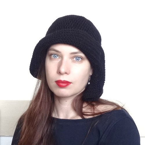Madam Krajewska - háčkovaný klobouk — foto 5