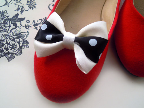 Klipy na boty: Pin up mašle — foto 3