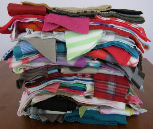 Fleece - balík zbytků — foto 2