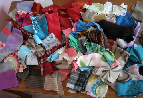 Fleece - balík zbytků — foto 3