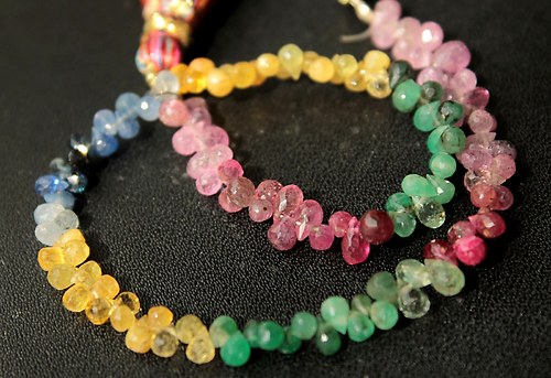 Natural Emerald-Ruby-Sapphire Brioletky — foto 2