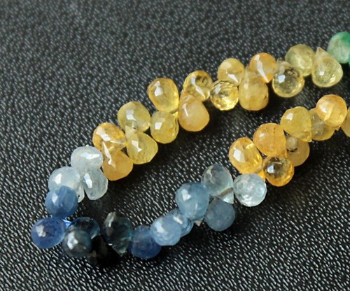 Natural Emerald-Ruby-Sapphire Brioletky — foto 4