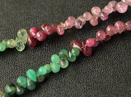 Natural Emerald-Ruby-Sapphire Brioletky — foto 5