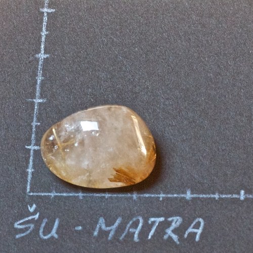 Sagenit (křišťál s rutilem) — foto 2