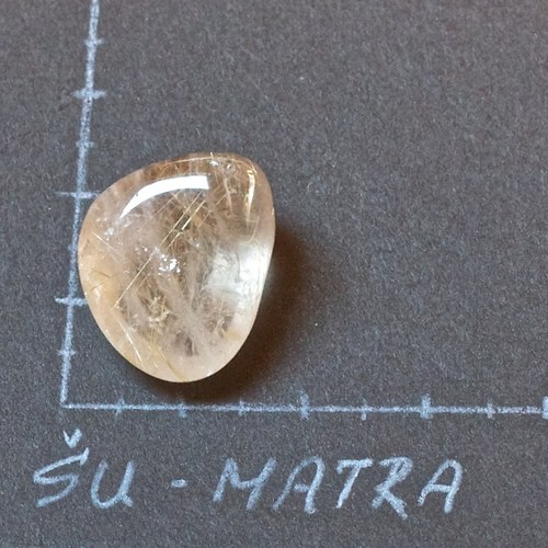 Sagenit (křišťál s rutilem) — foto 2