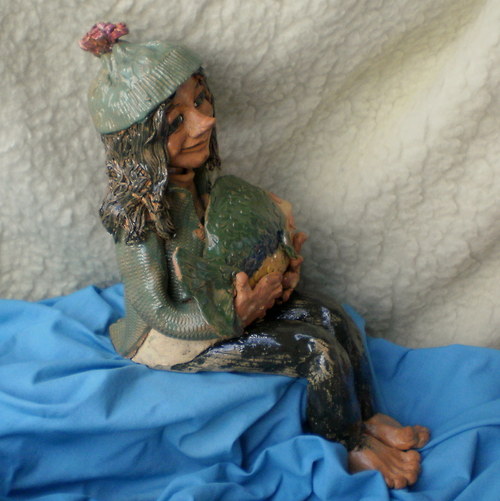 Vodník Kristián,s kaprem,36cm — foto 2